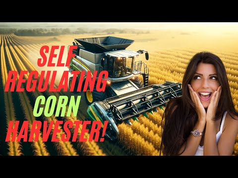 Unlocking the Future of Farming: Self-Regulating Corn Harvester!