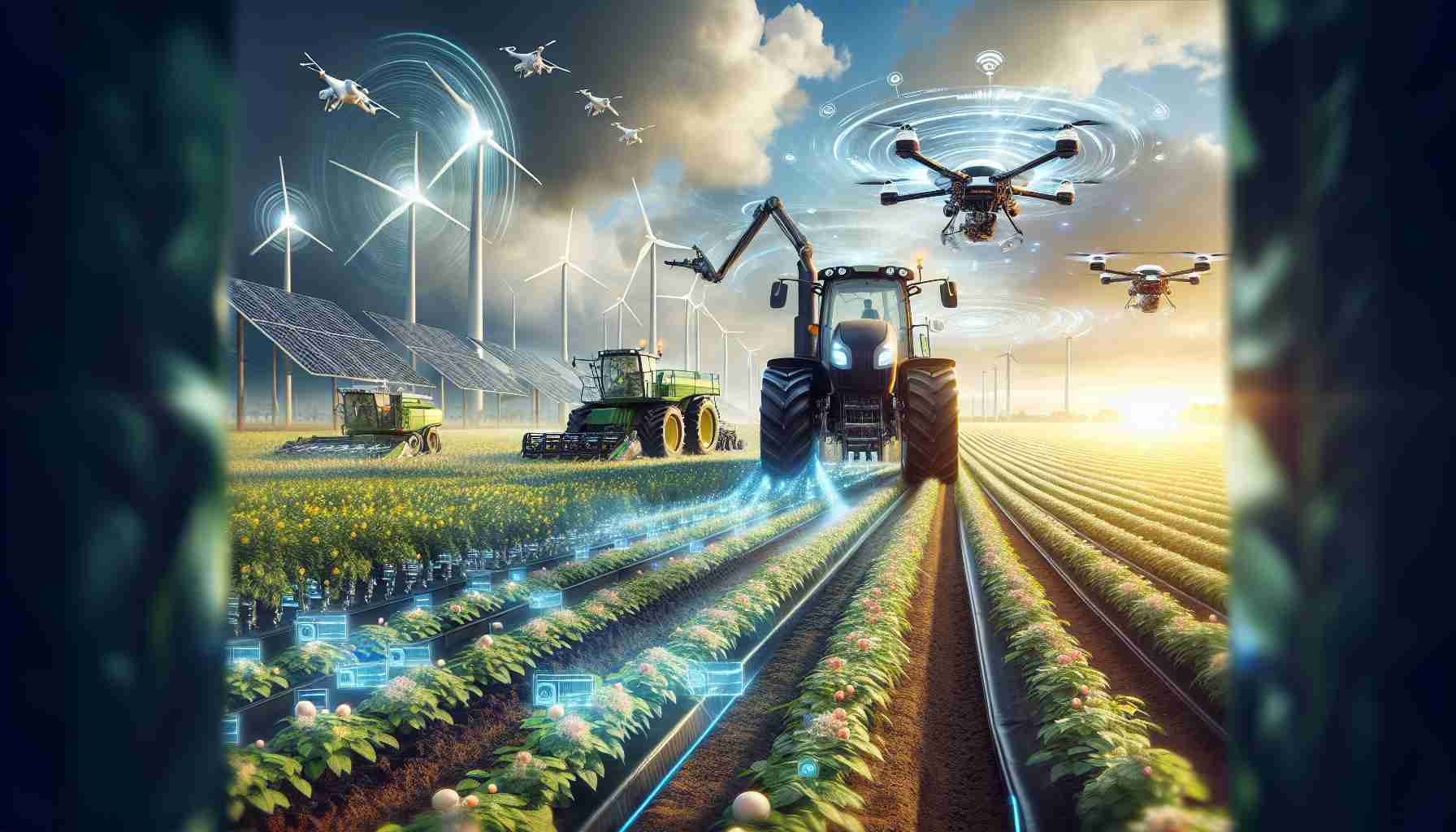 Revolutionizing Agriculture! Tech Giants Embrace AI and Renewable Energy!